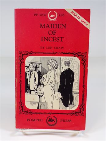 Maiden of Incest by Len Shaw, Paperback Book 1969 Pomeii PP-7037 102025WP-7