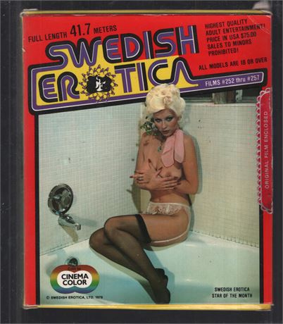 Swedish Erotica #255 The Visitor Super 8mm Film Reel 1979 Vintage 062725CBVHS