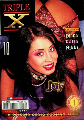 Triple X International Digest   Covergirl Joy  #10  1994  by Private 052725lm-p
