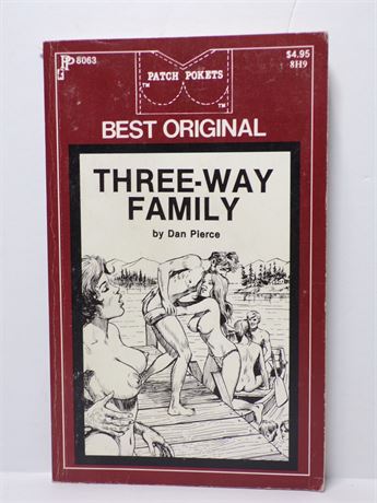Three-Way Family by Dan Pierce, Paperback Book 1970's/80's Patch Pokets PP8063 052825WP-A