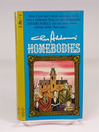 Homebodies by Chas Addams, Paperback Book 1965 Pocket Cardinal 50062 102025WP-20
