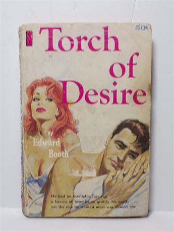 Torch of Desire by Edward Booth, Paperback Book 1960 Newsstand Library 052825WP
