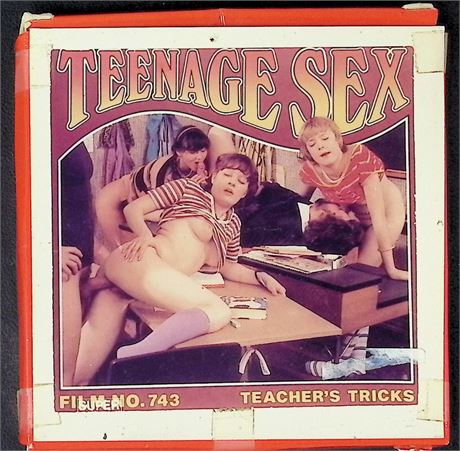 Teenage Sex #743 Teacher's Tricks Super 8mm Col Film Reel Vintage 121525AKVHS