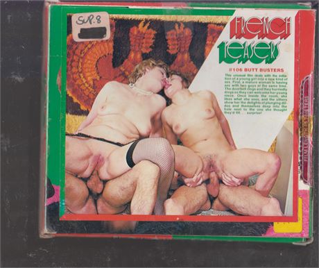 French Teasers #106 Butt Busters Super 8mm Film Reel Vintage 072225AVHS2