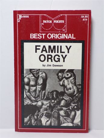 Family Orgy by Jim Dawson, Paperback Book 1976 Greenleaf Patch Pokets PP8005 052825WP