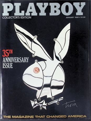 Playboy Magazine with Patricia Hearst January 1989 011926AKP-6
