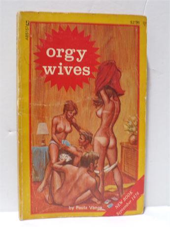 Orgy Wives by Paula Vance, Paperback Book 1978 Greenleaf AB5157 080525WP-46