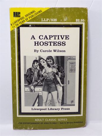 A Captive Hostess by Carole Wilson, Paperback Book 1979 Liverpool LLP-836 071125WP-2