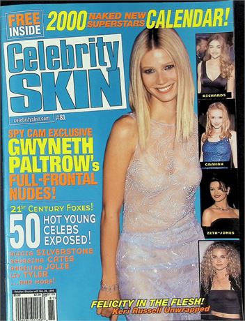 Celebrity Skin Magazine #81 ft. Gwyneth Paltrow Nov 1999 120525AKP-43