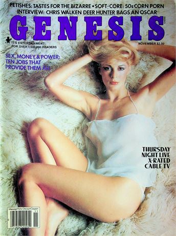 Genesis Magazine Ft. Chris Walken November 1979 100725RP2-