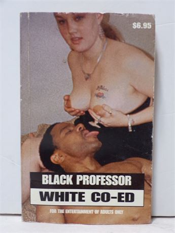 Black Professor White Co-Ed Paperback Book RX165 Tri-Cite/Star 2000 051325WP