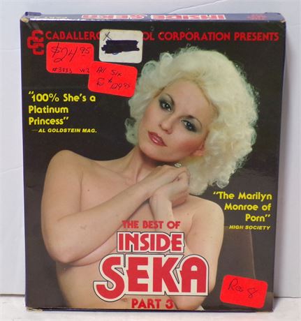 The Best of Inside Seka Part 3 Caballero 1981 8mm Adult Film Reel Vintage Regular 081725WVHS