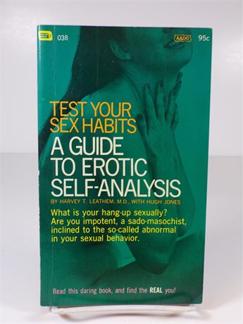 A Guide to Erotic Self-Analysis by Harvey T Leathem & Hugh Jones 1967 MDC 038 Book 102625WP