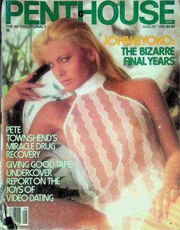 Penthouse Magazine John Lennon & Yoko Ono's Final Years August 1983 071125RP-