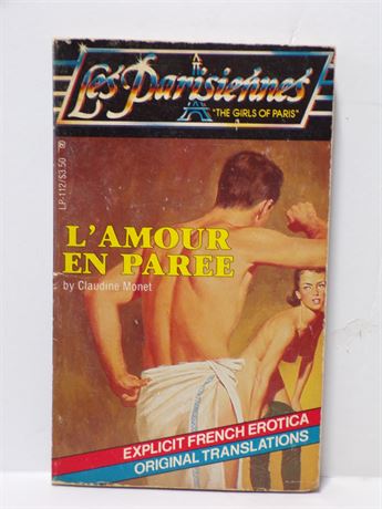 L'Amour En Paree by Claudine Monet, English Paperback Novel 1984 Les Parisiennes LP-112 061225WP2-80
