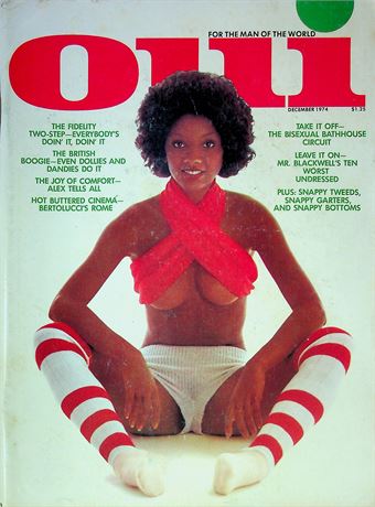 OUI Magazine Ft. Bernardo Bertolucci & Alex Comfort December 1974 070825RP-