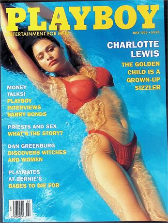 Playboy Magazine featuring Charlotte Lewis July 1993 011526AKP-48