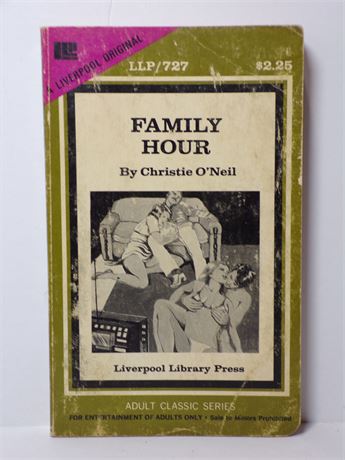 Family Hour by Christie O'Neil, Paperback Novel 1970's Liverpool LLP/727 061225WP-6