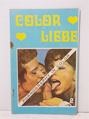 "Color Liebe" #2 Pornography in Color 1970's Adult Pictorial Magazine 060425WP