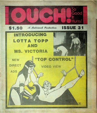 Ouch Oversized BDSM Magazine Ft. Lotta Topp & Ms. Victoria Issue No.31 101025RP-