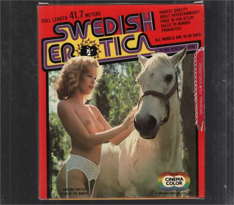 Swedish Erotica #240 Sweet Alice Super 8mm Film Reel 1979 Vintage 060225CBVHS