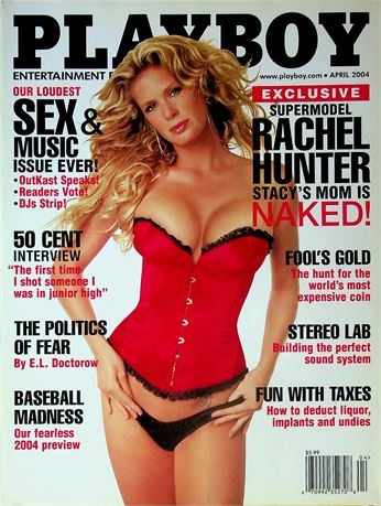 Playboy Magazine Sex & Music Issue Ft. Rachel Hunter & 50 Cent April 2004 082325RP-