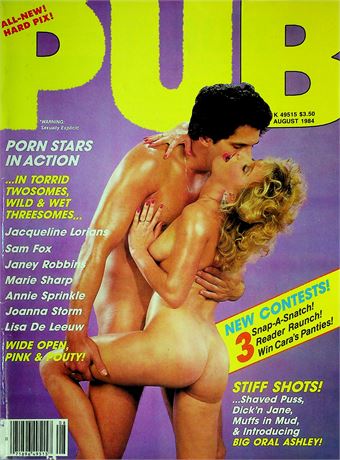 Pub Magazine Ft. Jacqueline Lorians & Sam Fox August 1984 072125RP-