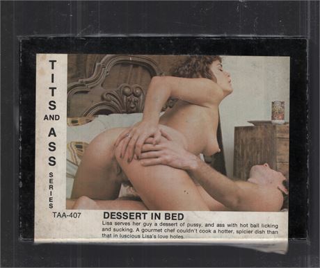 Tits and Ass TAA-407 Dessert In Bed Regular 8mm Film Reel Vintage 052925CBVHS