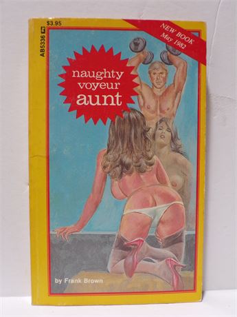 Naughty Voyeur Aunt by Frank Brown, Paperback Book 1982 Greenleaf AB5336 080525WP-47