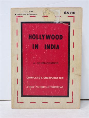 Hollywood in India by A De Granamour, Paperback Book 1969 Collectors 21309 052825WP