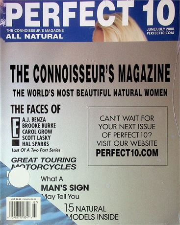 Perfect 10 Magazine Ft. Brooke Burke & Carol Grow June/July 2000 061025RP