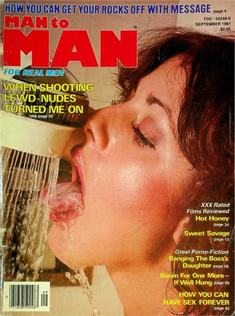 Man To Man Magazine Ft. Dorothy Allen & Allan Star September 1981 070825RP-