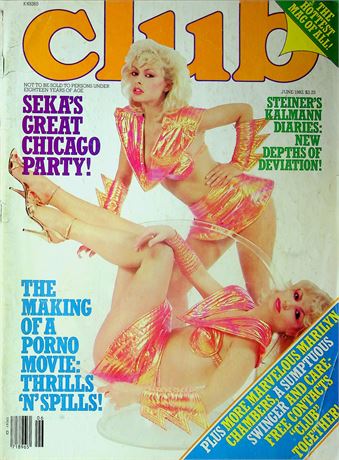 Club Magazine Ft. Seka & Kalmann Diaries June 1982 100725RP2-