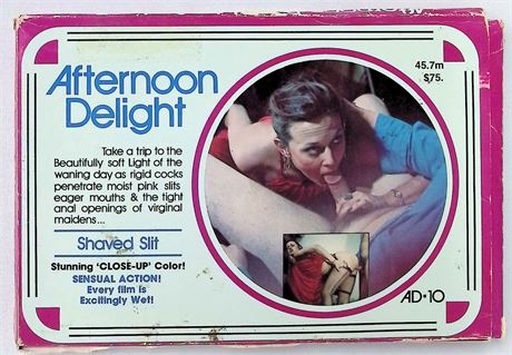 Afternoon Delights #10 Shaved Slit Reg 8mm Film Reel Vintage 090525AKT