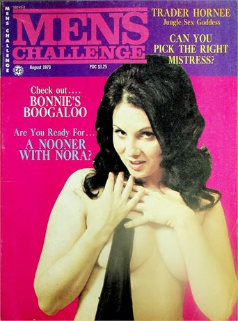 Men's Challenge Vintage Magazine   A Nooner With Nora  August 1973  062225lm-p