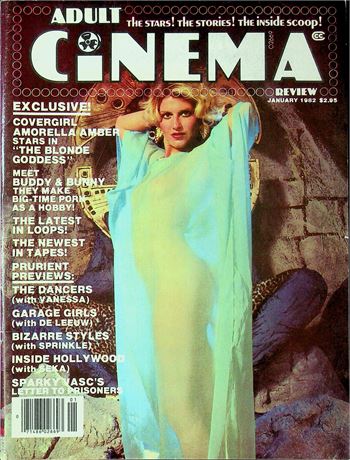 Adult Cinema Review Magazine Ft. Amorella Amber, Seka & De Leeuw January 1982 092025RP-