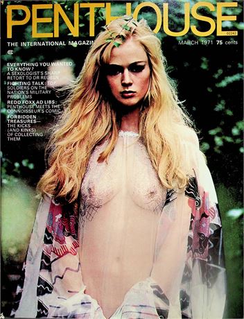 Penthouse Magazine  Pet Of The Month Miss Lottie Gunthart  March 1971   061725lm-p
