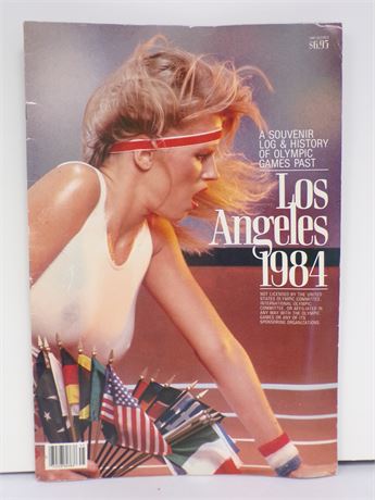 Los Angeles 1984 Olympics Adult Nude Novelty Souvenir Log & History Nude Mag 110425WBAN-67