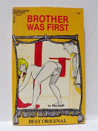 Brother Was First by Ray Todd, Paperback Book 1970's Greenleaf Triumph TB1021 072825WP-82