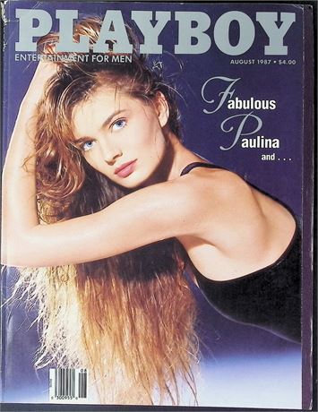 Playboy Magazine ft. Paulina Porizkova Aug 1987 111025AKP-28