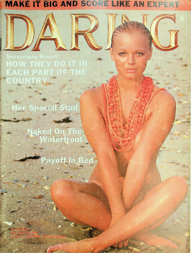 Daring Magazine  Centerfold Girl Marti Locher  / Her Special Stud  December 1970     030726lmp