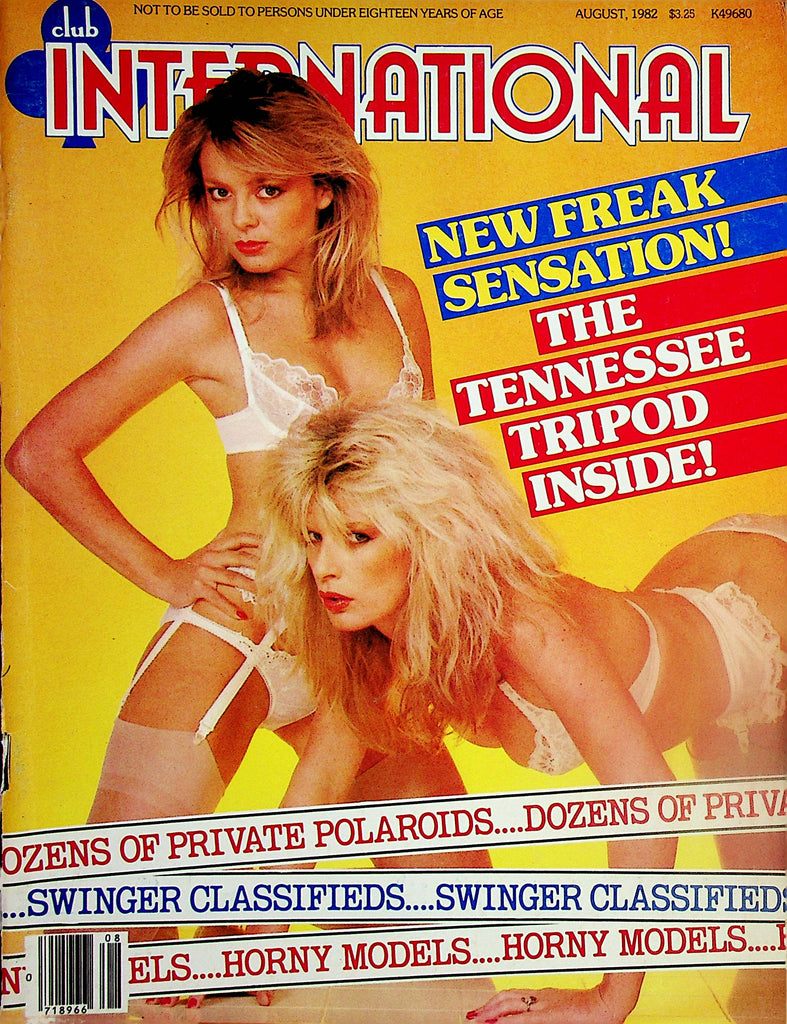 Club International Magazine  New Freak Sensation The Tennessee Tripod  August 1982     030324lm-p