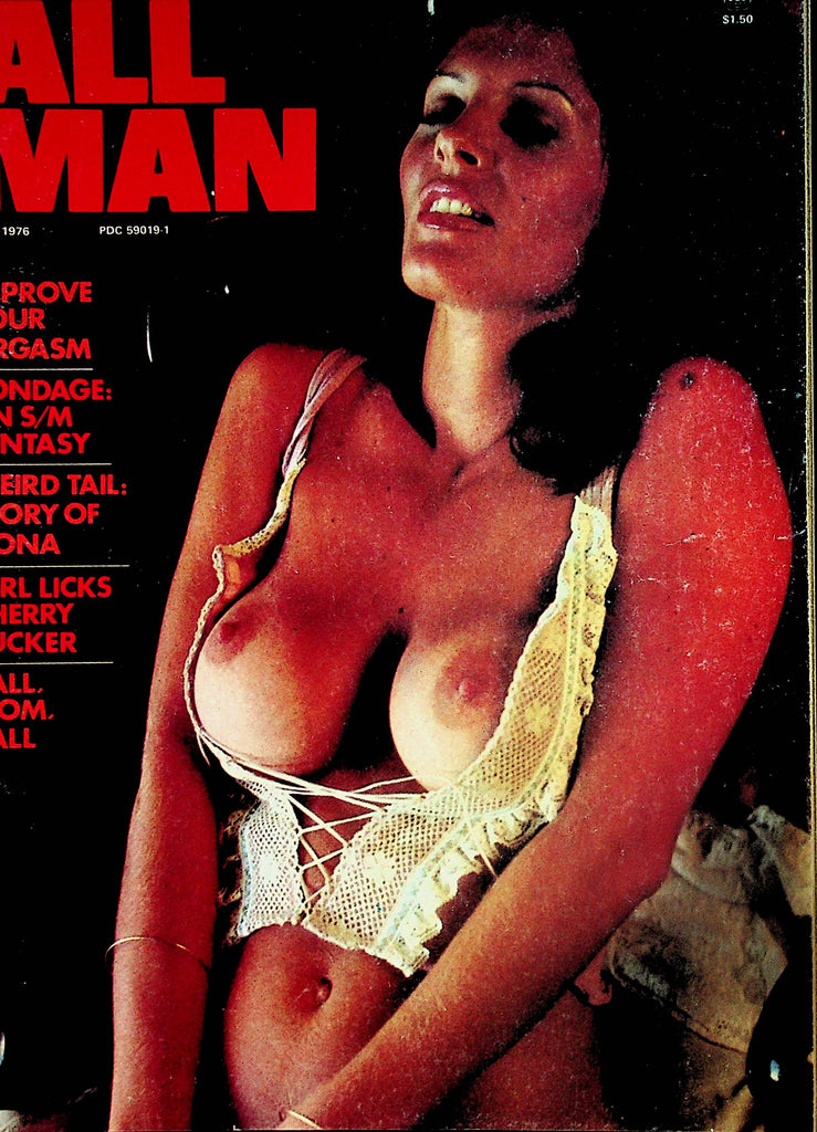 All Man Magazine  Cover and Centerfold Girl Sara  July 1976   012525lm-p