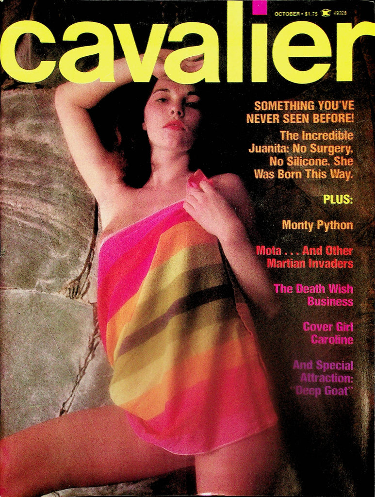 Cavalier Vintage Magazine  Cover Girl Caroline / The Incredible Juanita  Octoer 1976   062625lm-p