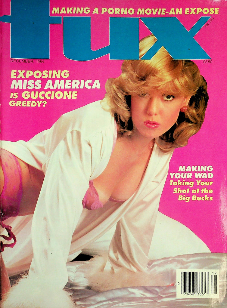 Tux Magazine   Cover/Centerfold Girl Bed Spread  December 1984   042126AMP-