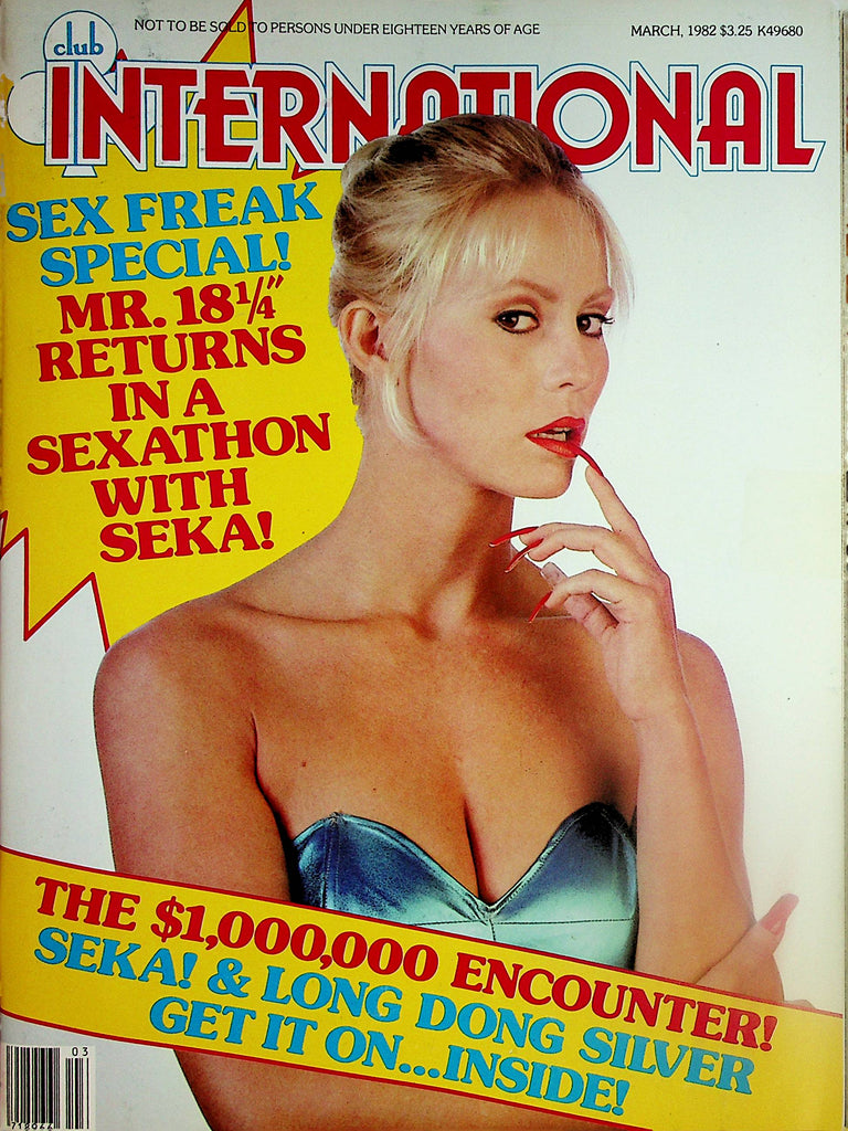 Club International Magazine  Seka & Long Dong Silver  March 1982 Paul Raymond   122723lm-p