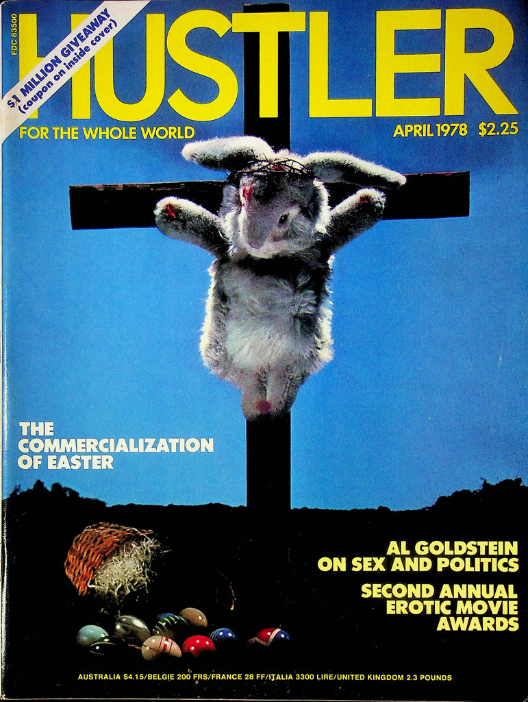 Hustler Magazine Commercializing Easter April 1978 042224RP