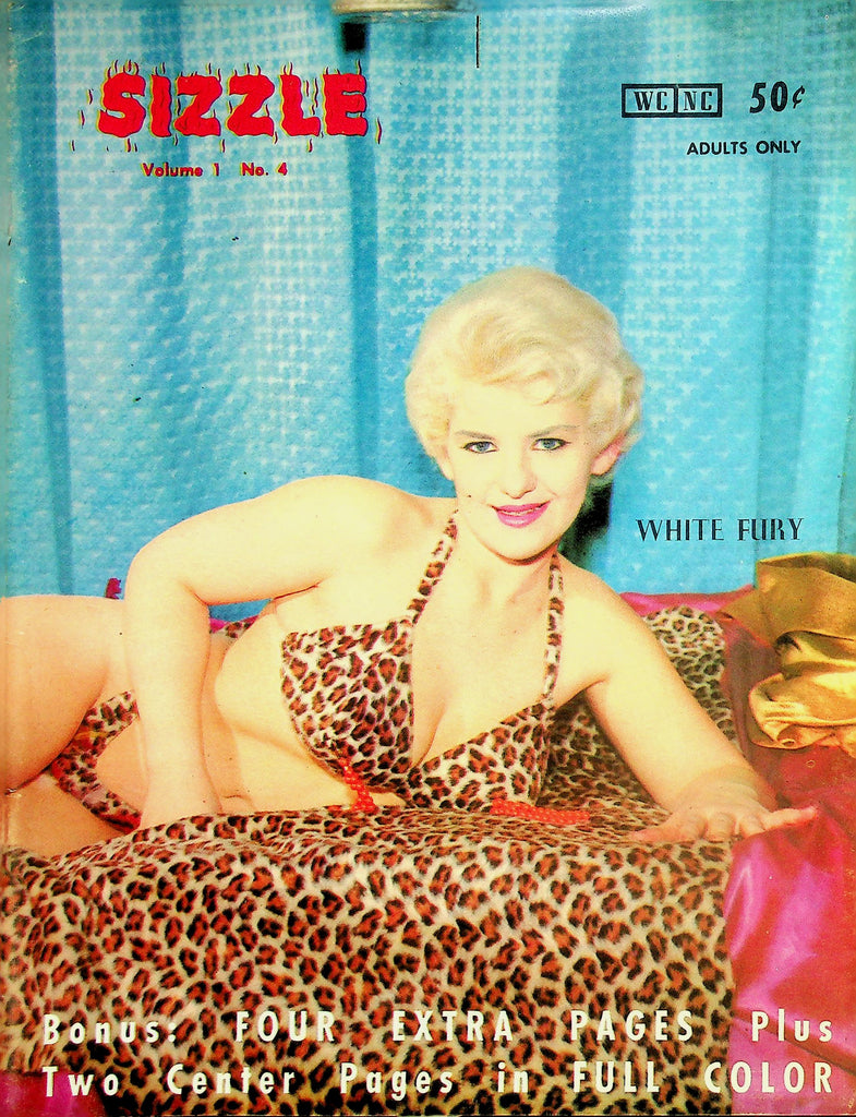 Sizzle Magazine   White Fury  vol.1 #4  1960    061626lmp-GSC