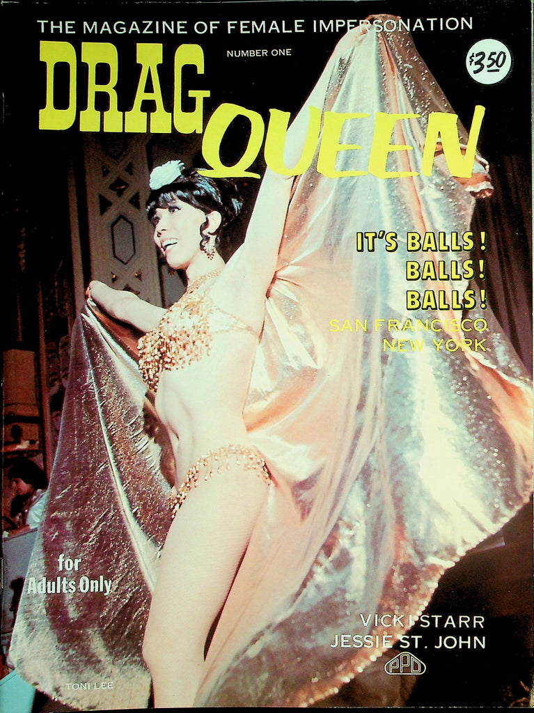 Drag Queen Magazine It's Balls! Balls! San Francisco, New York  / Vicki Starr   #1  1970's     061226lmp-GSC
