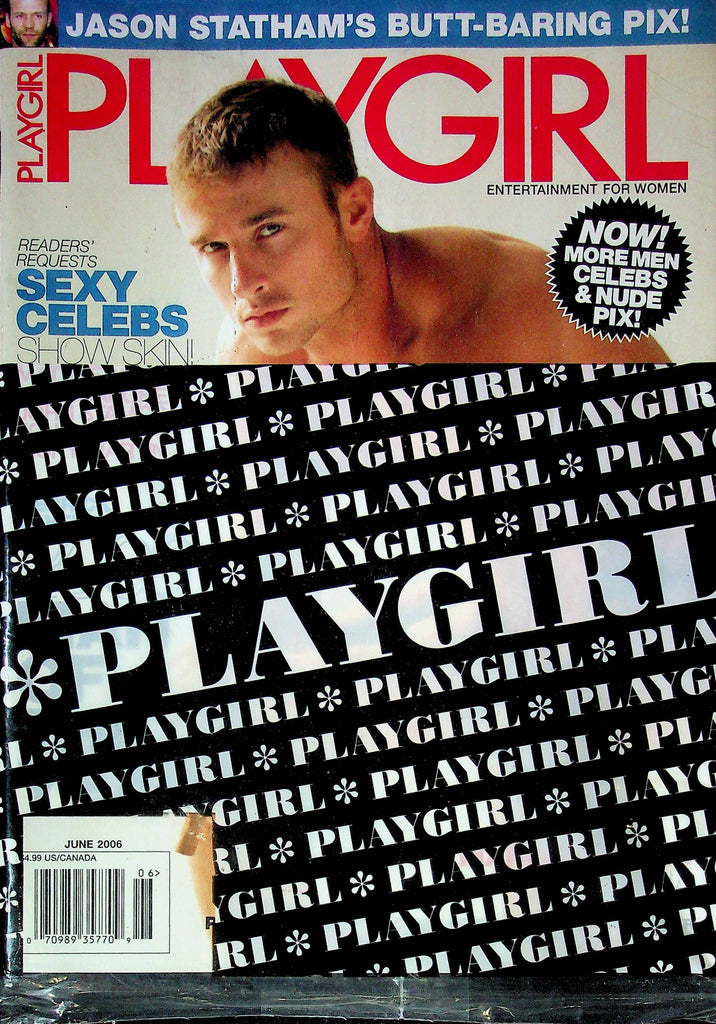 Playgirl Magazine Jason Statham June 2006 SEALED 010524RP